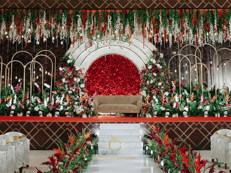 Wedding Chakra décor in Tirunelveli